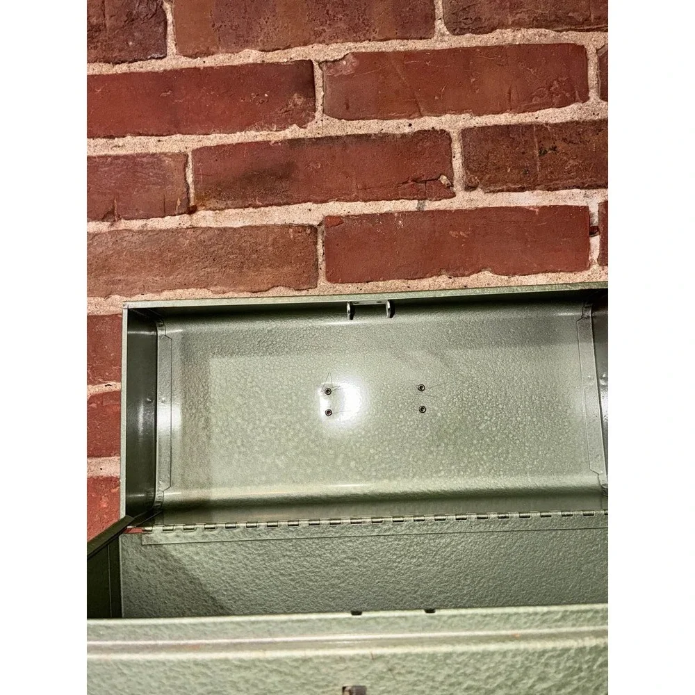 Hamilton Skotch Porta-File Green Metal Document Storage‎ Box